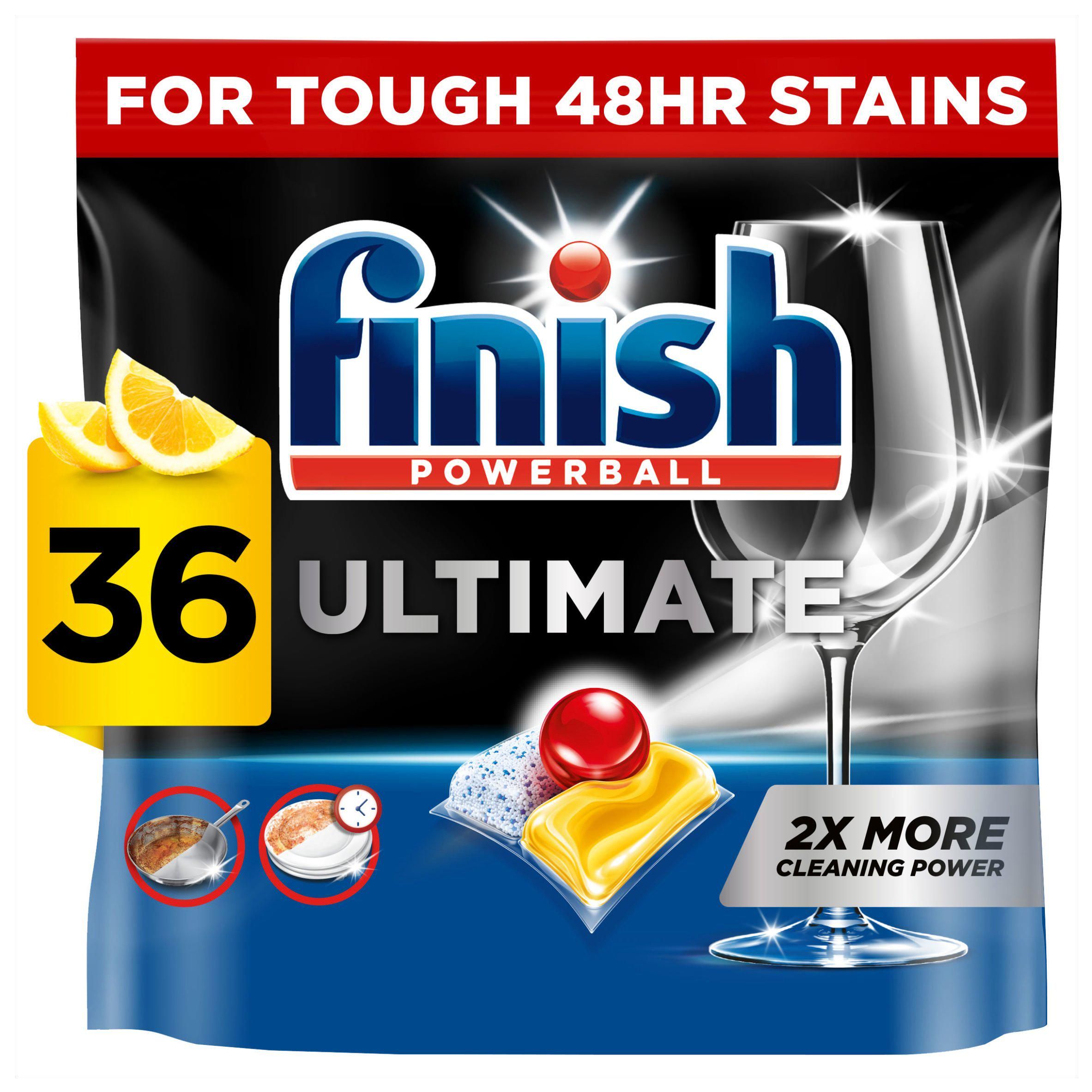 Finish Ultimate All in One Lemon Dishwasher Tablets x36