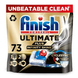 Finish Ultimate Infinity Shine Plus Regular   73 per pack