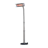 FireSense Stainless Steel 2.3m (93&amp;quot;) Telescoping Offset Pole Mounted Infrared Patio Heater