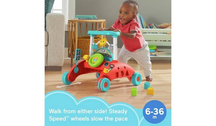 Fisher-Price 2-Sided Steady Speed Baby Walker