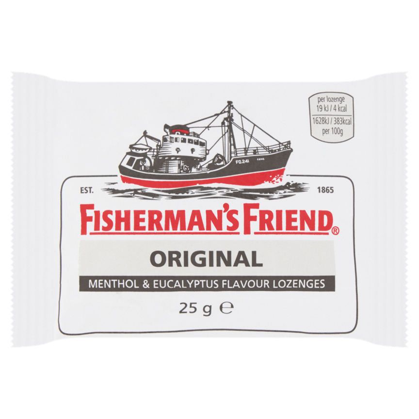 Fishermans Friend Original Menthol &amp;amp; Eucalyptus Flavour Lozenges 25g