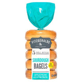 Fitzgeralds Sourdough Sliced Bagels   5 per pack