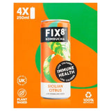 Fix8 Sicilian Citrus Kombucha Multipack   4 x 250ml