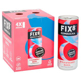 Fix8 Strawberry Basil Kombucha Multipack   4 x 250ml