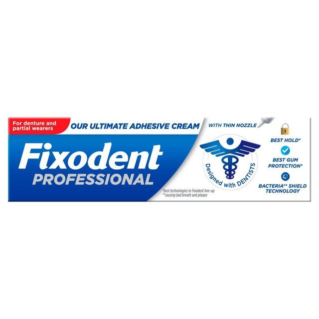 Fixodent Professional Denture Adhesive Cream   40g