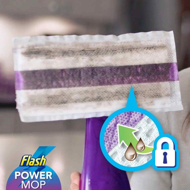 Flash Power Mop Multi-Surface Absorbing Pad Refills    8 per pack