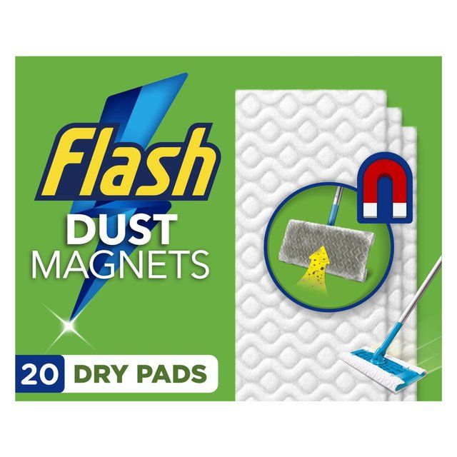 Flash Speed Mop Dry Cloth Refill - Dust Magnet   20 per pack