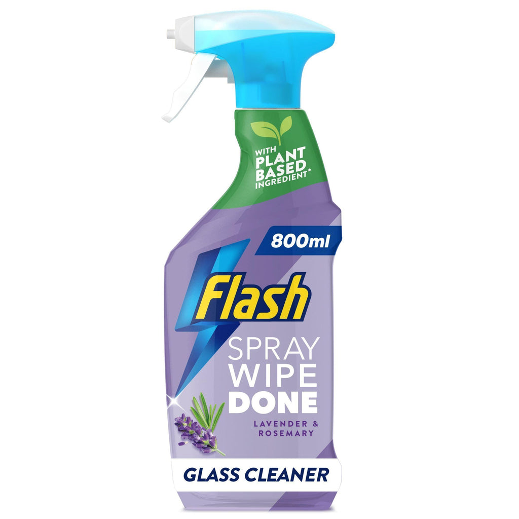 Flash Spray Wipe Done Glass Cleaning Spray 800ml