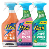 Flash Spray, Wipe, Done Multipurpose Cleaning Spray Bundle x3