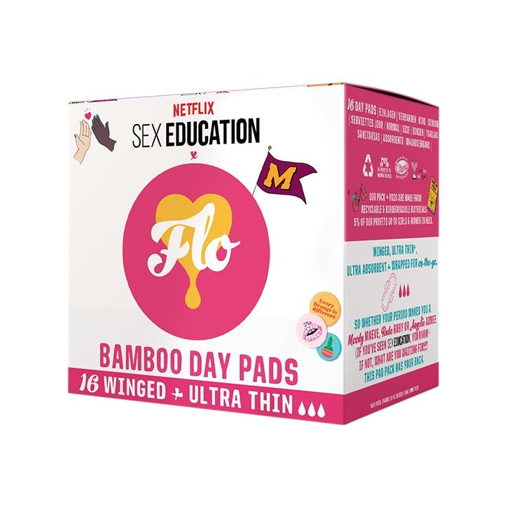 Flo Bamboo Day Pad Pack (16 winged &amp;amp; ultra thin)