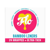 Flo Natural Bamboo Liners Daily Ultra-Thin 24