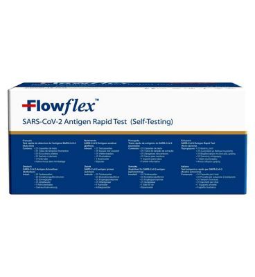 Flowflex Antigen Rapid Test Lateral Flow Self-Testing Kit 25 Pack