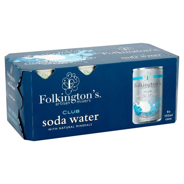 Folkington's Club Soda   8 x 150ml