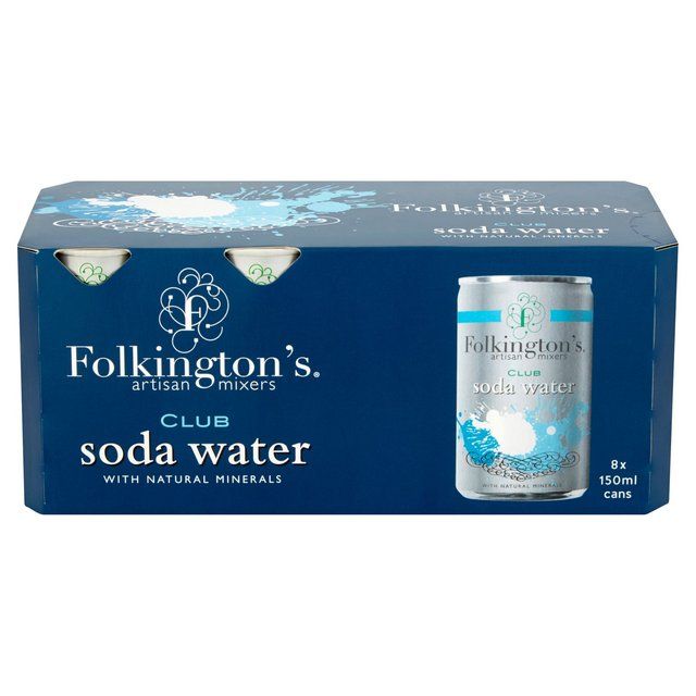 Folkington's Club Soda   8 x 150ml