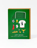 Football Themed Birthday Card Default Title