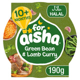 For Aisha Green Bean &amp;amp; Lamb Curry 10months+ 190g