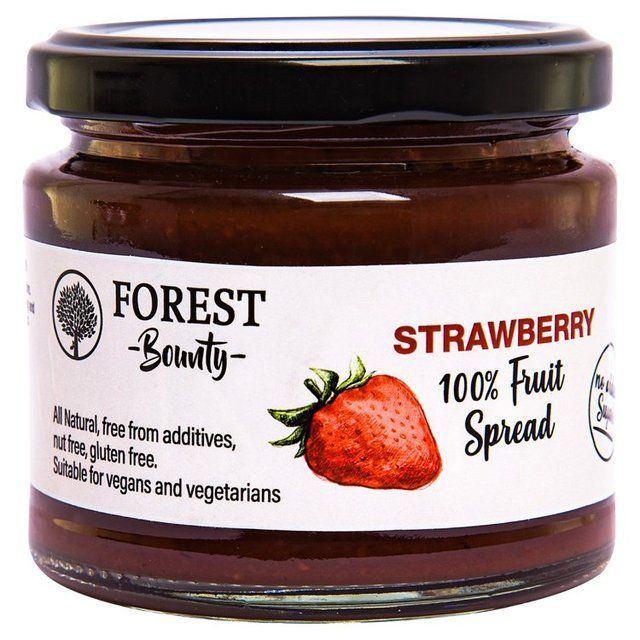 Forest Bounty 100% Strawberry Fruit Spread    250g