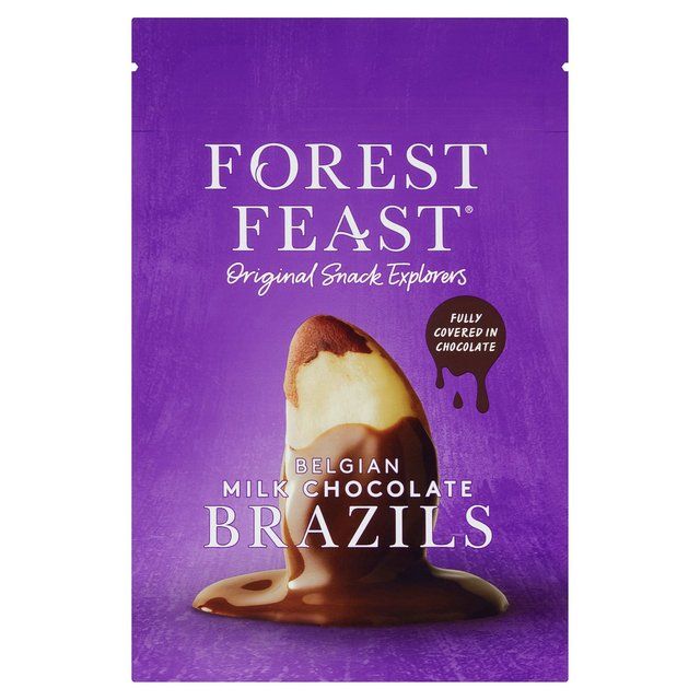 Forest Feast Belgian Milk Chocolate Brazils   120g