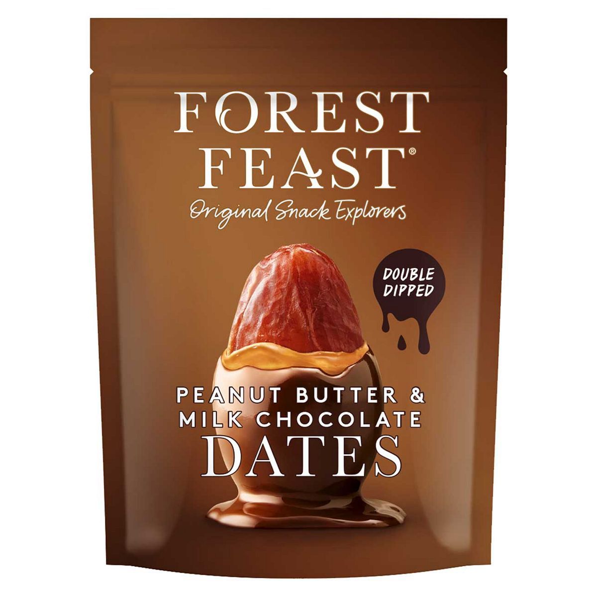 Forest Feast Peanut Butter Milk Chocolate Dates - 140g