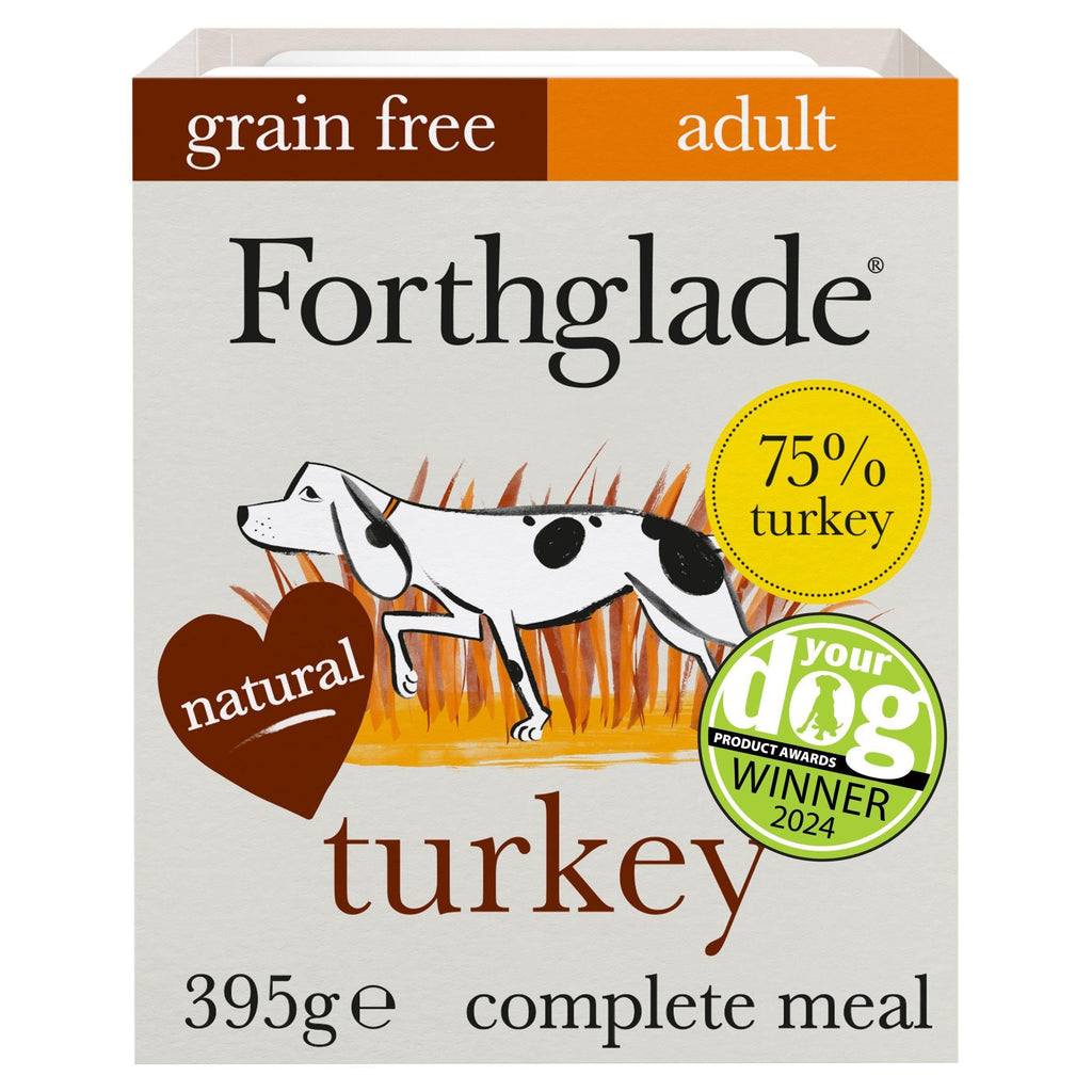 Forthglade Adult 1 Yr+ Turkey with Sweet Potato & Vegetables Complete Meal 395g