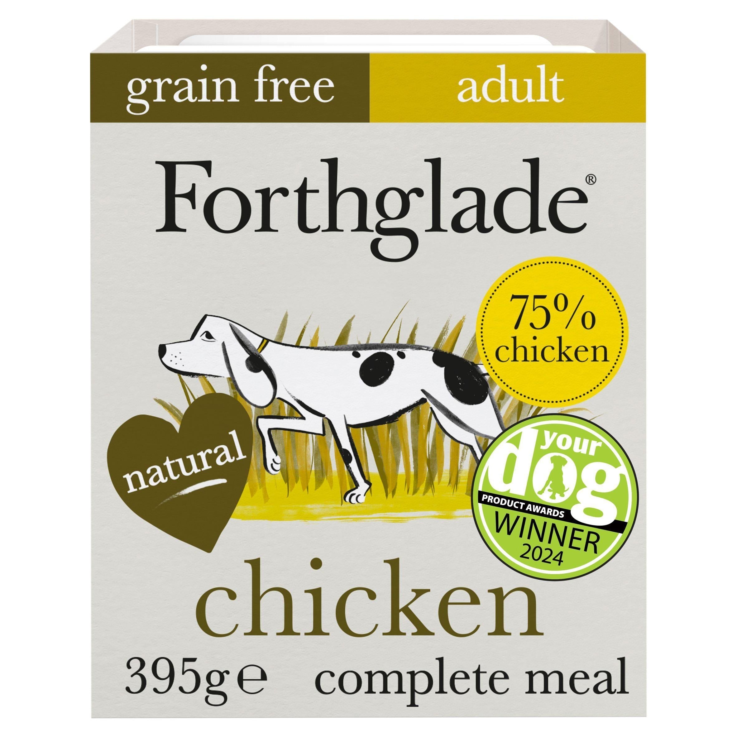 Forthglade Chicken with Butternut Squash &amp;amp; Vegetables Complete Meal Adult 1 Year+ 395g