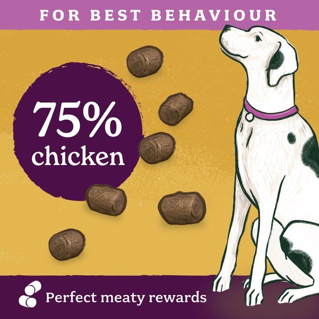 Forthglade Natural Meaty Nibbles Chicken with Liver   70g