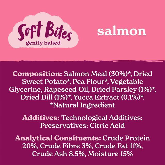 Forthglade Natural Soft Bites Salmon Dog Treats   90g