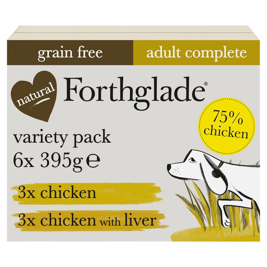 Forthglade Variety Pack Complete Meal Adult 1 Yr+