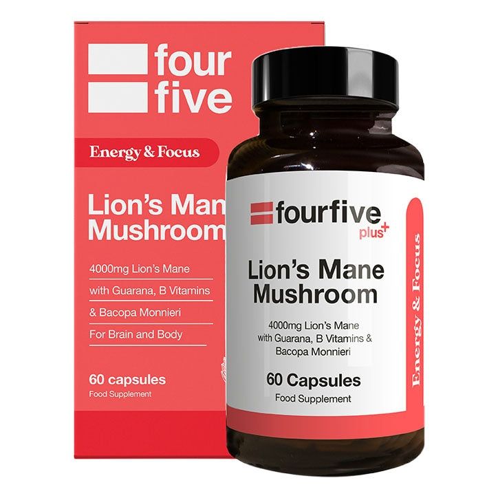 Fourfive Lions Mane Complex Energy & Focus 4000mg 60 Capsules