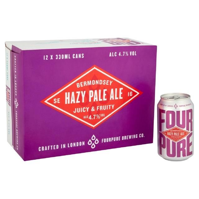 Fourpure Hazy Pale Ale 4.7%   12 x 330ml