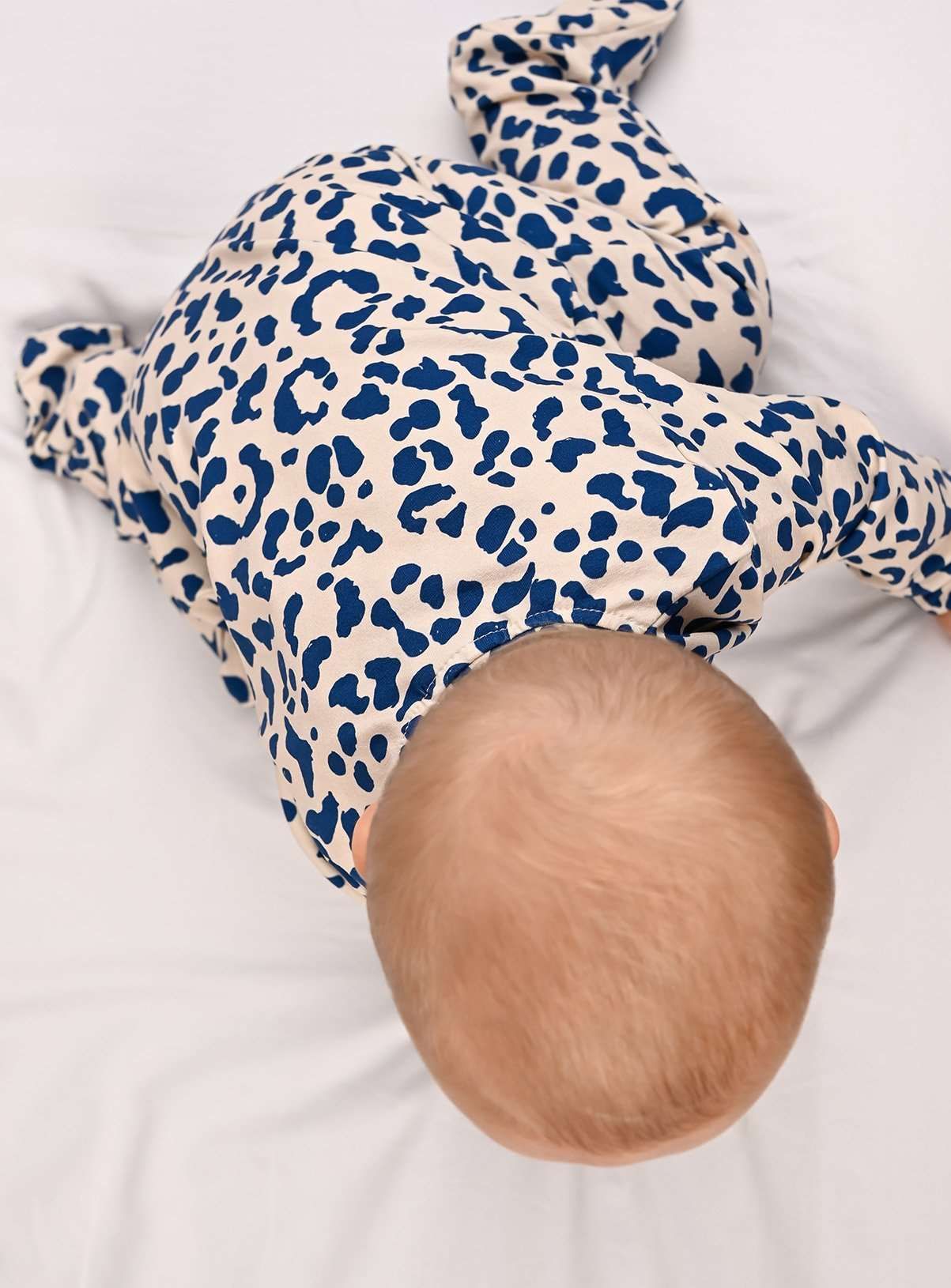 FRED &amp;amp; NOAH Blue Leopard Print Sleepsuit 6-12 months