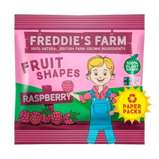 Freddie's Farm Fruit Shapes Multipack Raspberry   100g