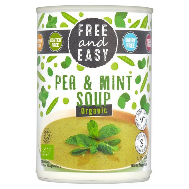 Free &amp;amp; Easy Free From Dairy Free Organic Pea &amp;amp; Mint Soup   400g