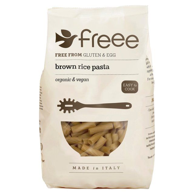 Freee Gluten Free Organic Brown Rice Tortiglioni Pasta   500g