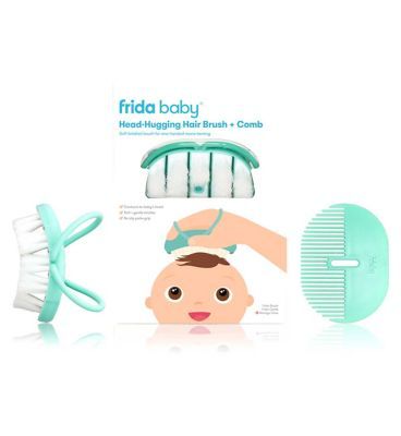 Frida Baby Head-Hugging Hair Brush & Comb