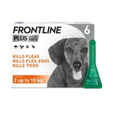 FRONTLINE Plus Flea &amp;amp; Tick Treatment Small Dog 2-10kg   6 per pack