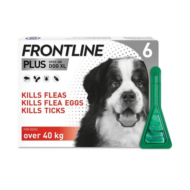 FRONTLINE Plus Flea &amp;amp; Tick Treatment XL Dog 40-60kg   6 per pack