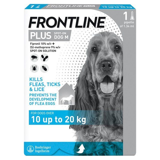 FRONTLINE Plus Medium Dog Flea &amp;amp; Tick 10-20kg