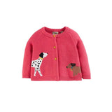 Frugi Character Cardigan Watermelon/Dogs 0-5 years