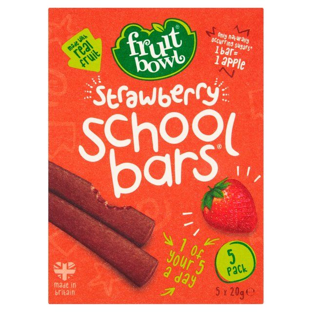 Fruit Bowl School Bars Strawberry