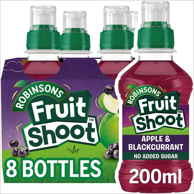 Fruit Shoot Blackcurrant &amp;amp; Apple No Added Sugar   8 x 200ml