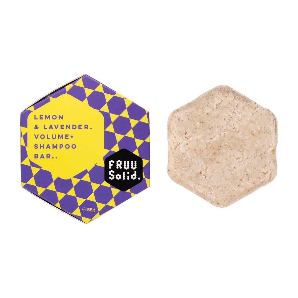 FRUU Lemon &amp;amp; Lavender Volume+ Shampoo Bar 55g