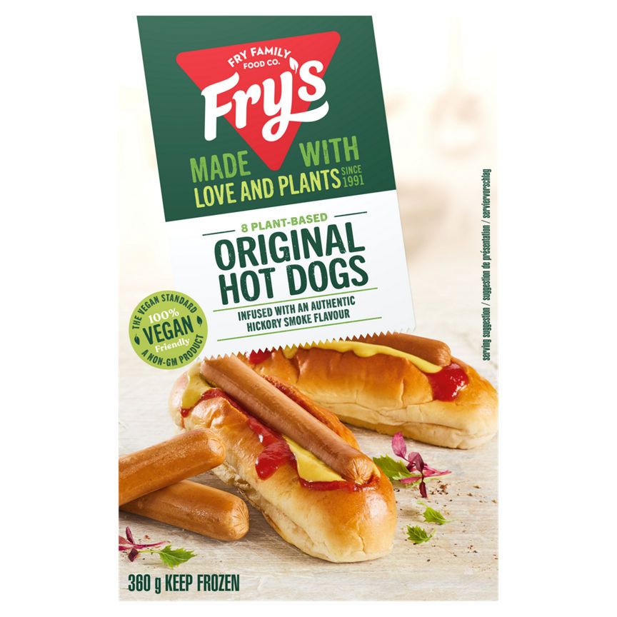 Fry's 8 Plant-Based Original Hot Dogs