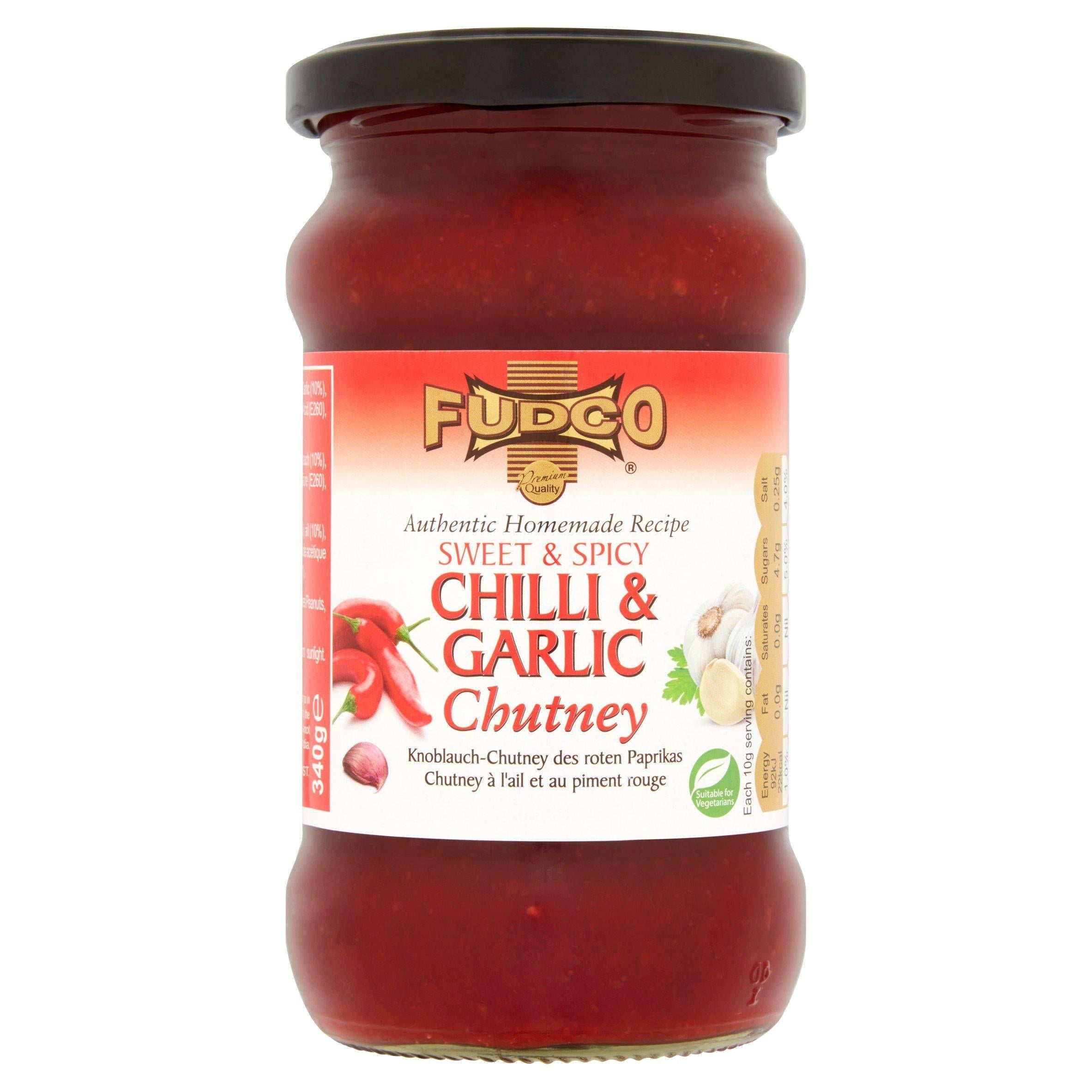 Fudco Chilli &amp;amp; Garlic Chutney 340g