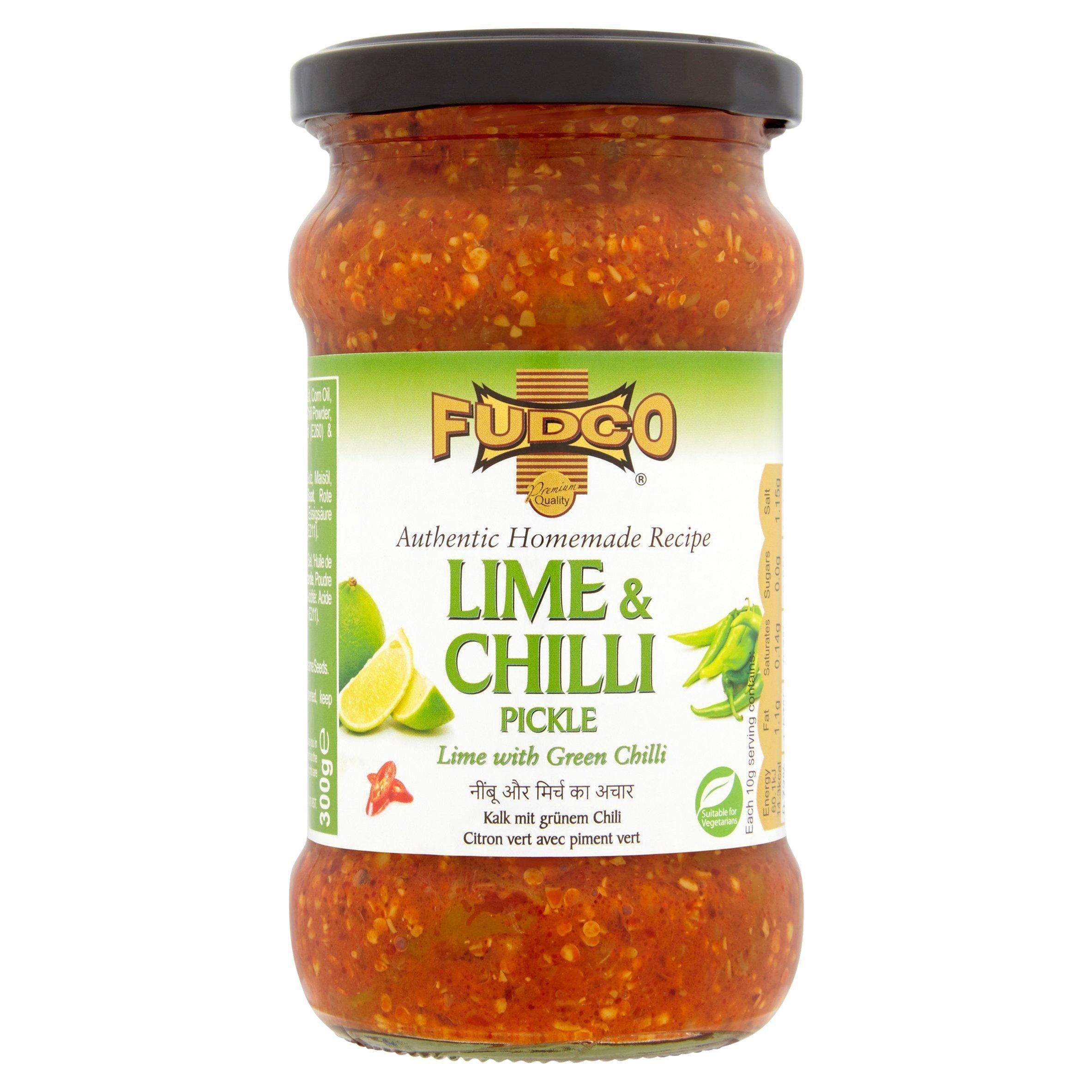 Fudco Lime &amp;amp; Chili Pickle 300g