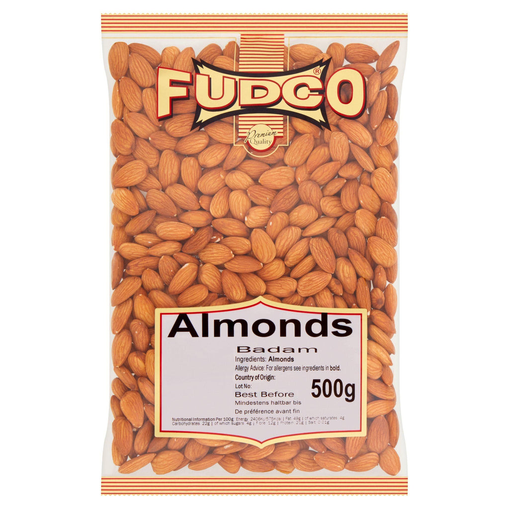 Fudco Whole Almonds 500g