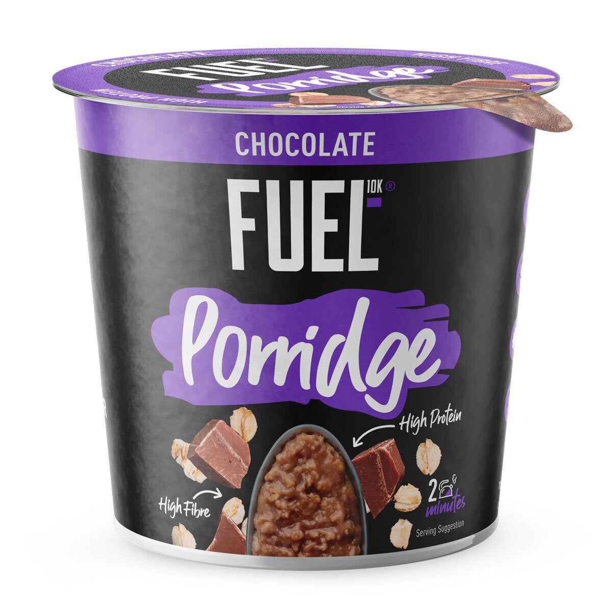 Fuel 10k Chocolate Porridge Pots, 12 x 70g