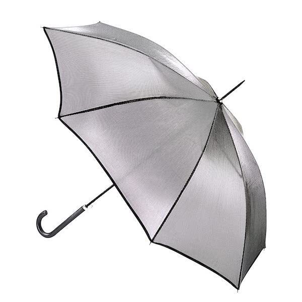 Fulton Kew Umbrella Silver Iridescent Print One Size