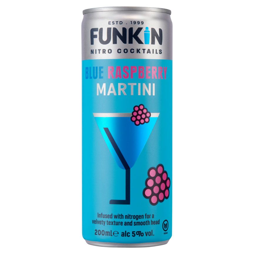 Funkin Nitro Cocktails Blue Raspberry Martini 200ml