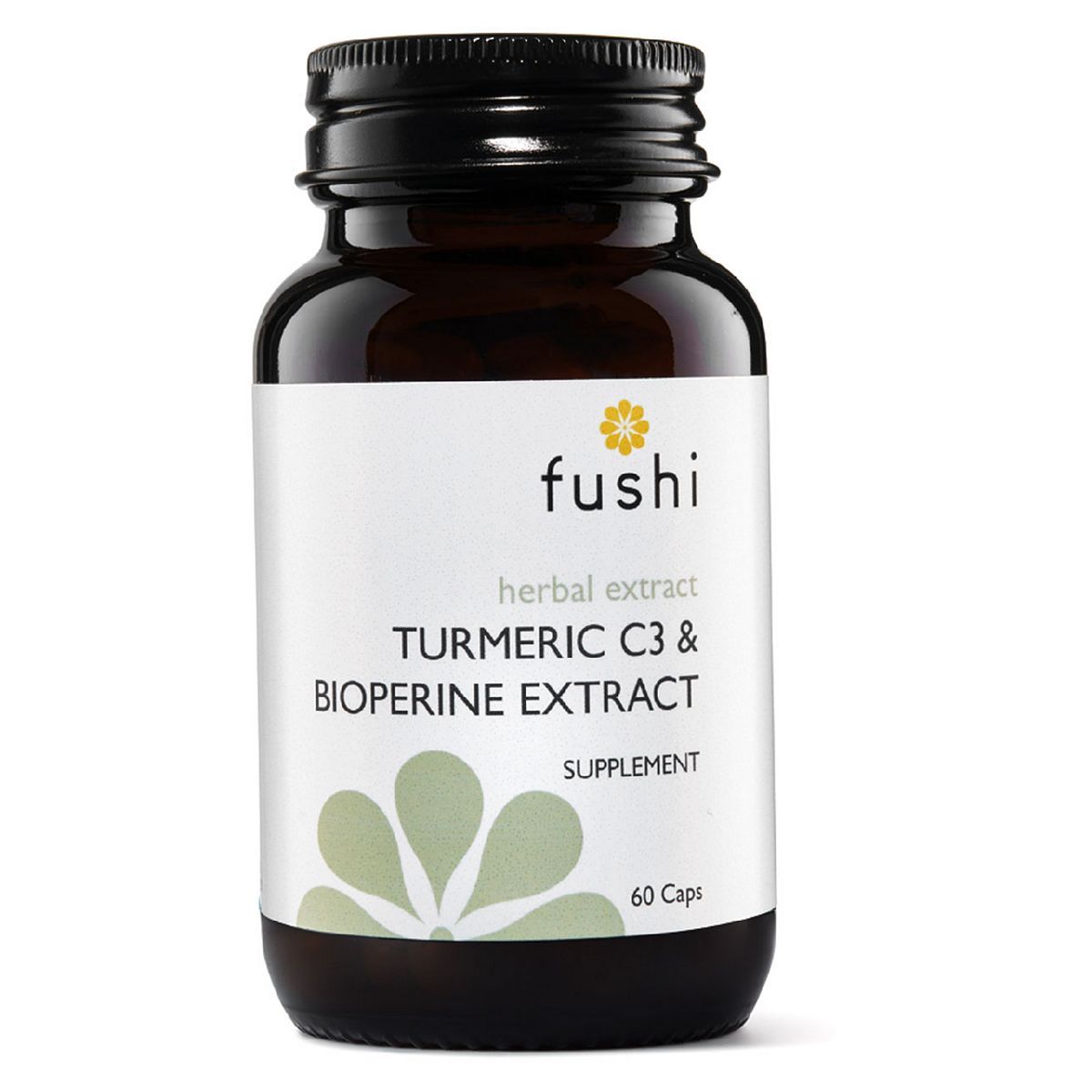 Fushi Turmeric C3 &amp;amp; Bioperine Extract Supplement - 60 Caps